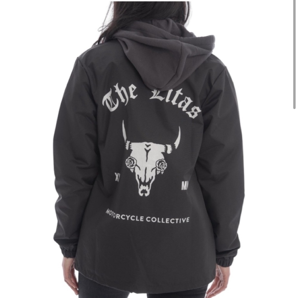 [s] THE LITAS Jacket Motorcycle Raincoat rainjacket Moto women